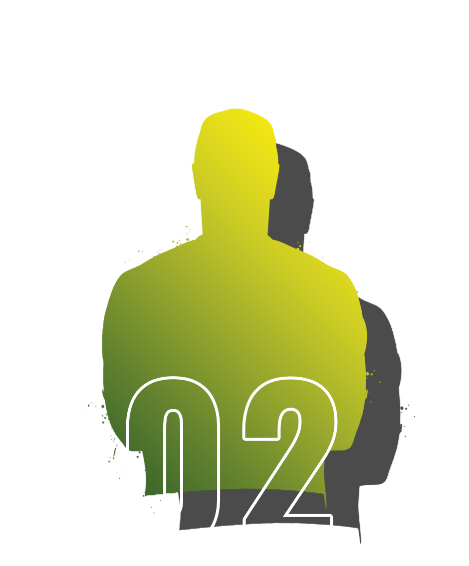 コーチのシルエット